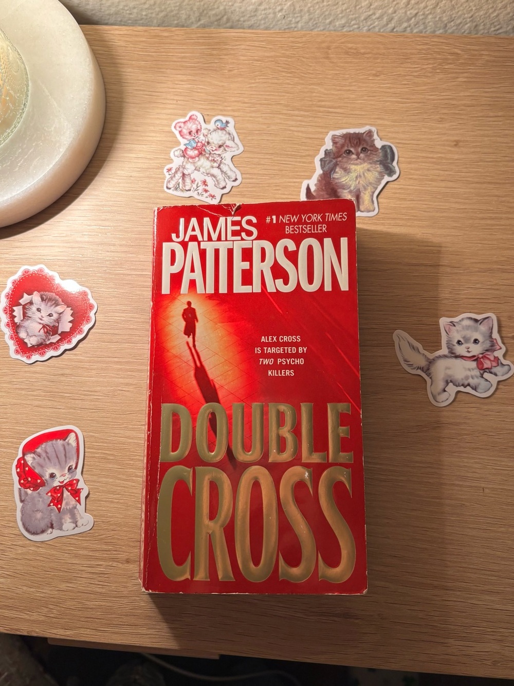 James Patterson "Double Cross" Paperback - Red & Gold Cover